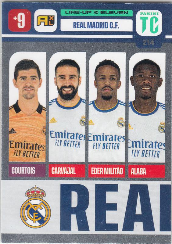 Panini Top Class 2022 - 214 - Real Madrid CF (Real Madrid CF) - Eleven #1/3