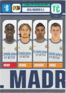 Panini Top Class 2022 - 215 - Real Madrid CF (Real Madrid CF) - Eleven #2/3