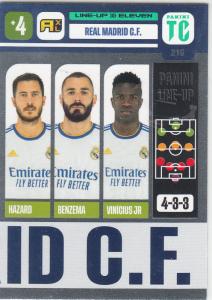 Panini Top Class 2022 - 216 - Real Madrid CF (Real Madrid CF) - Eleven #3/3