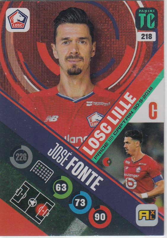 Panini Top Class 2022 - 218 - José Fonte (LOSC Lille) - Captain