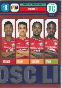 Panini Top Class 2022 - 224 - LOSC Lille (LOSC Lille) - Eleven #2/3