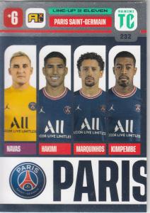 Panini Top Class 2022 - 232 - Paris Saint-Germain (Paris Saint-Germain) - Eleven #1/3