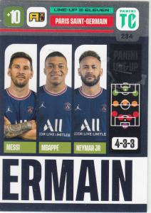 Panini Top Class 2022 - 234 - Paris Saint-Germain (Paris Saint-Germain) - Eleven #3/3