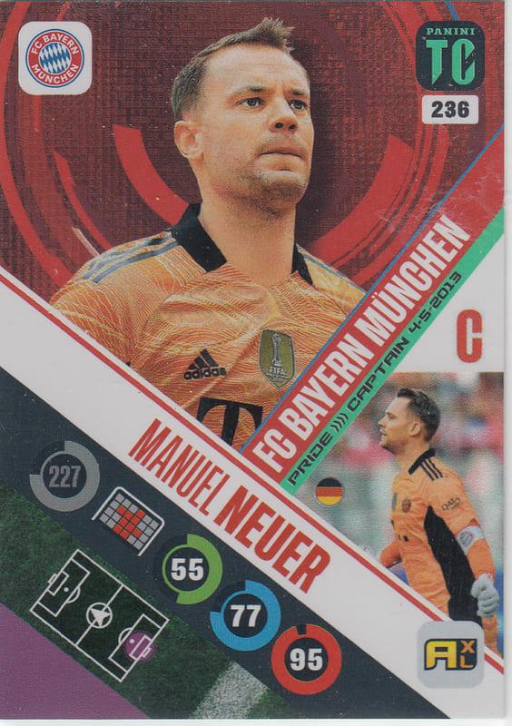 Panini Top Class 2022 - 236 - Manuel Neuer (FC Bayern München) - Captain