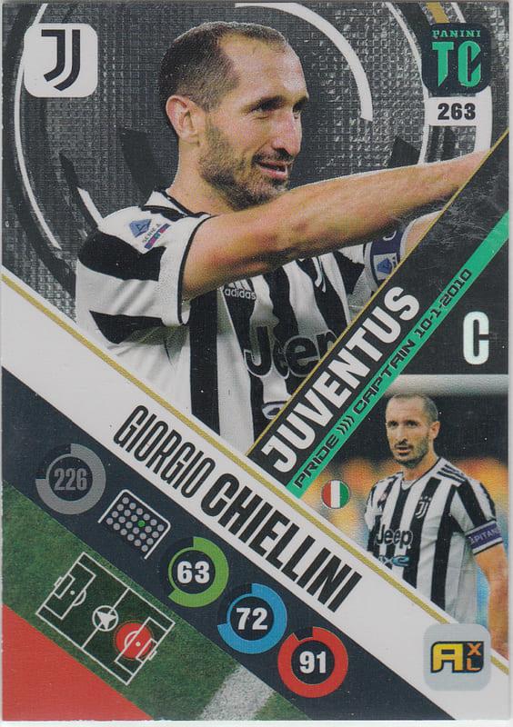 Panini Top Class 2022 - 263 - Giorgio Chiellini (Juventus) - Captain