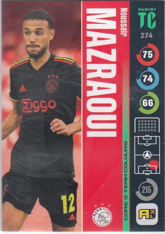 Panini Top Class 2022 - 274 - Noussair Mazraoui (AFC Ajax) - Team Colour
