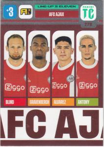 Panini Top Class 2022 - 278 - AFC Ajax (AFC Ajax) - Eleven #2/3