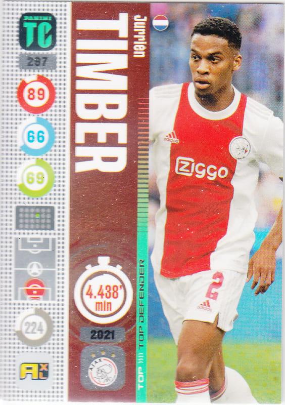 Panini Top Class 2022 - 297 - Jurriën Timber (AFC Ajax) - Top Defenders