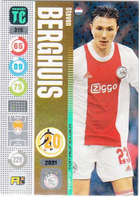 Panini Top Class 2022 - 315 - Steven Berghuis (AFC Ajax) - Top Midfielders