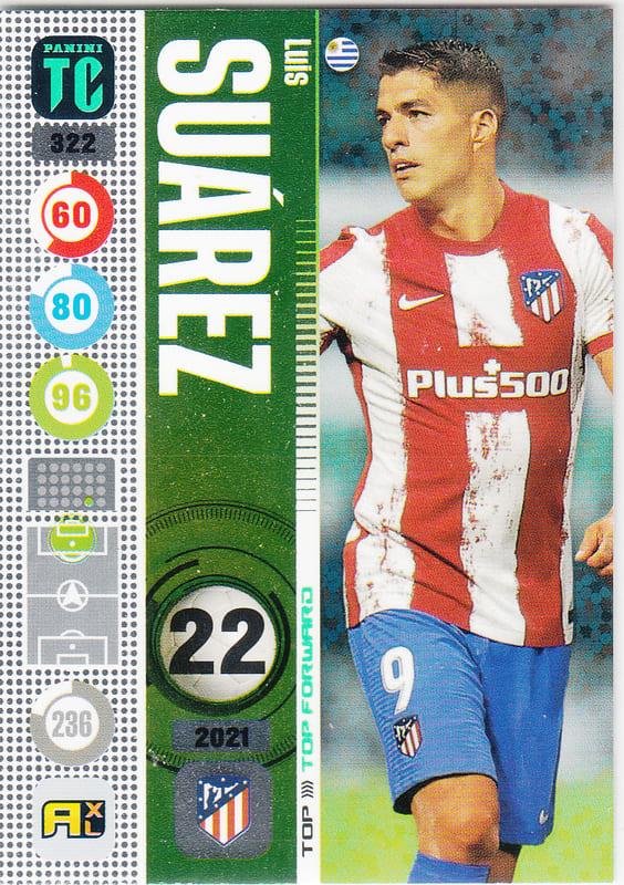 Panini Top Class 2022 - 322 - Luis Suárez (Atlético de Madrid) - Top Forwards