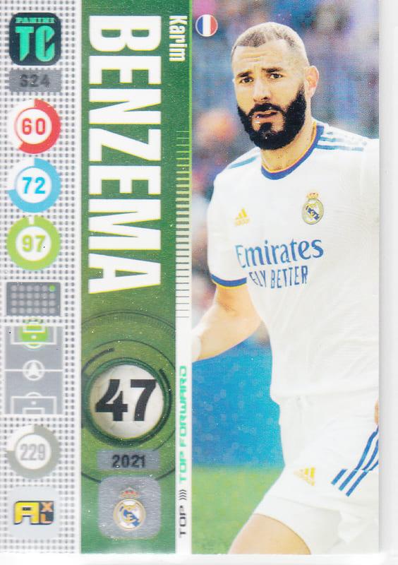 Panini Top Class 2022 - 324 - Karim Benzema (Real Madrid CF) - Top Forwards