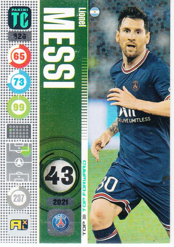 Panini Top Class 2022 - 326 - Lionel Messi (Paris Saint-Germain) - Top Forwards