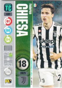 Panini Top Class 2022 - 331 - Federico Chiesa (Juventus) - Top Forwards