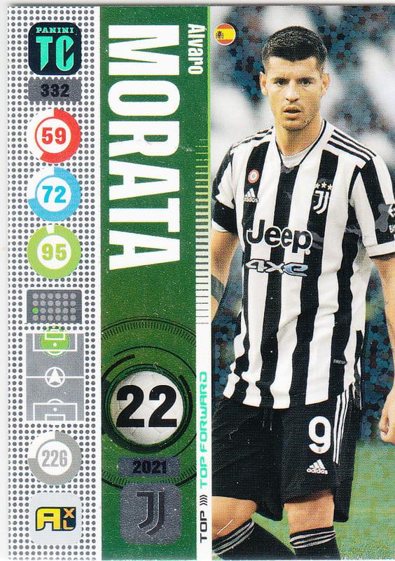 Panini Top Class 2022 - 332 - Álvaro Morata (Juventus) - Top Forwards