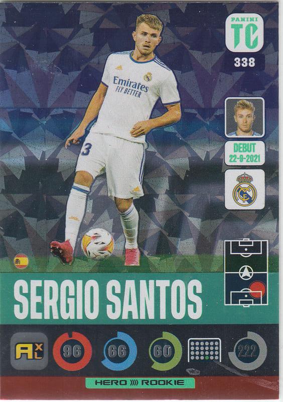 Panini Top Class 2022 - 338 - Sergio Santos (Real Madrid CF) - Rookies