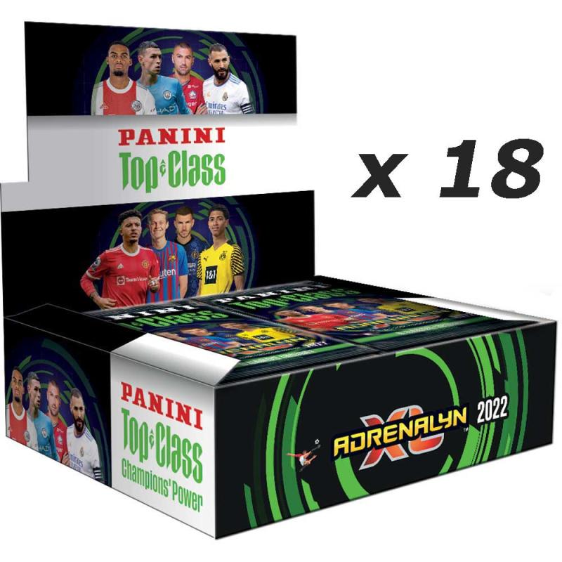 1st Case (18 lådor = 432 Pack) - Panini Top Class Adrenalyn XL 2022