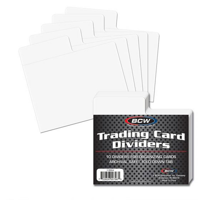 Trading Card Dividers - Horizontal - BCW