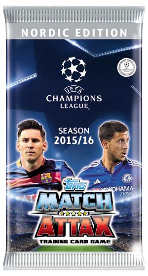 1st Paket Nordic Edition Topps MA Champions League 2015-16