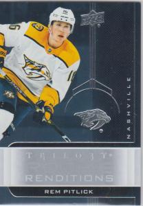 Rem Pitlick - 2019-20 Upper Deck Trilogy - Rookie Renditions RR-14