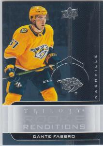 Dante Fabbro - 2019-20 Upper Deck Trilogy - Rookie Renditions RR-18