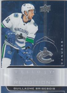 Guillaume Brisebois - 2019-20 Upper Deck Trilogy - Rookie Renditions RR-31