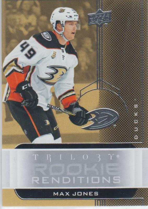 Max Jones - 2019-20 Upper Deck Trilogy - Rookie Renditions RR-36