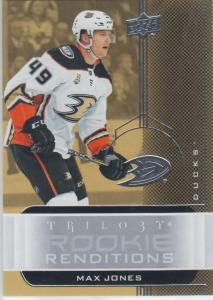 Max Jones - 2019-20 Upper Deck Trilogy - Rookie Renditions RR-36