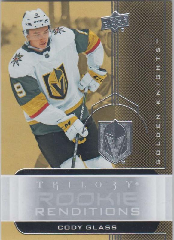 Cody Glass - 2019-20 Upper Deck Trilogy - Rookie Renditions RR-44