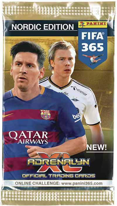1st Paket, Nordic Edition Panini Adrenalyn XL FIFA 365 2015-16