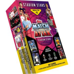 Mega Tin - 2023-24 Topps Match Attax (Champions League mfl) - Slumpmässigt vald färg