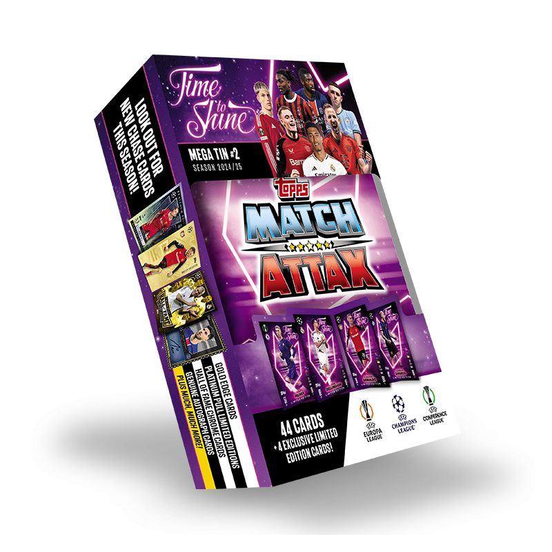 Mega Tin - 2024-25 Topps Match Attax (Champions League and more) - Random colour