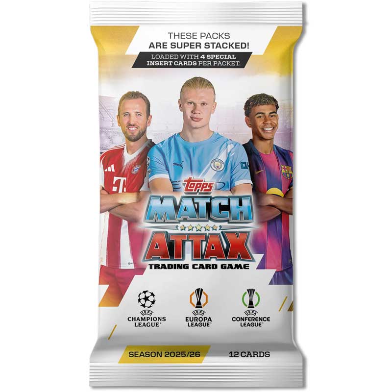 1 Pack - 2025-26 Topps Match Attax (Champions League & more)