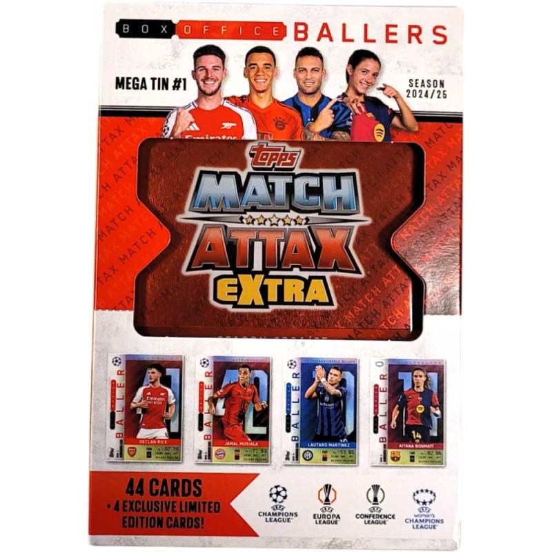 Mega Tin - 2024-25 Topps Match Attax EXTRA (Champions League mfl) - Slumpmässigt vald färg