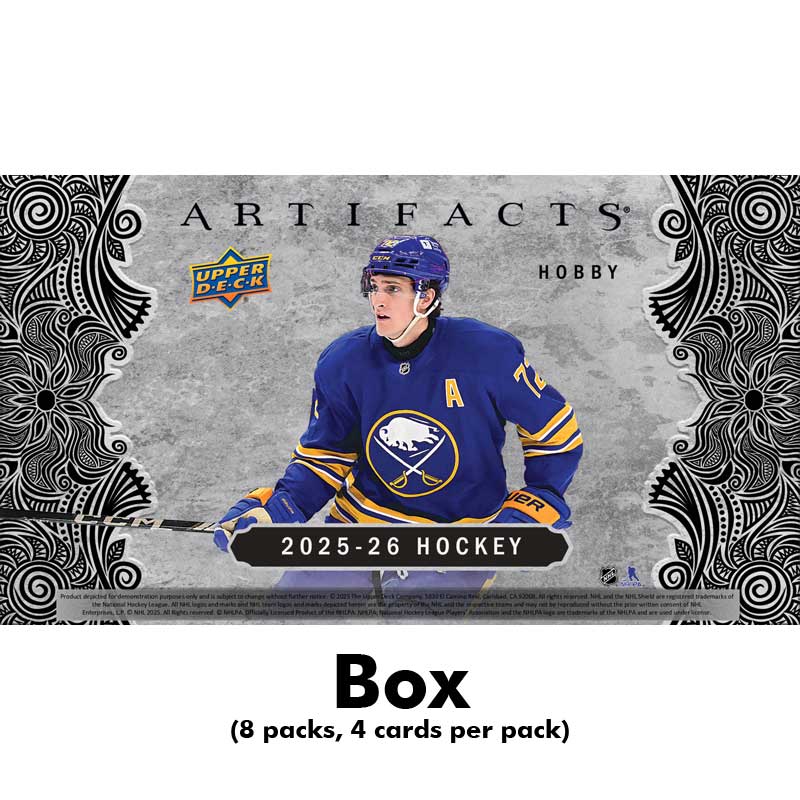 PRE-BUY: Sealed Box 2025-26 Upper Deck Artifacts Hobby (Preliminary release September 24:th 2025)
