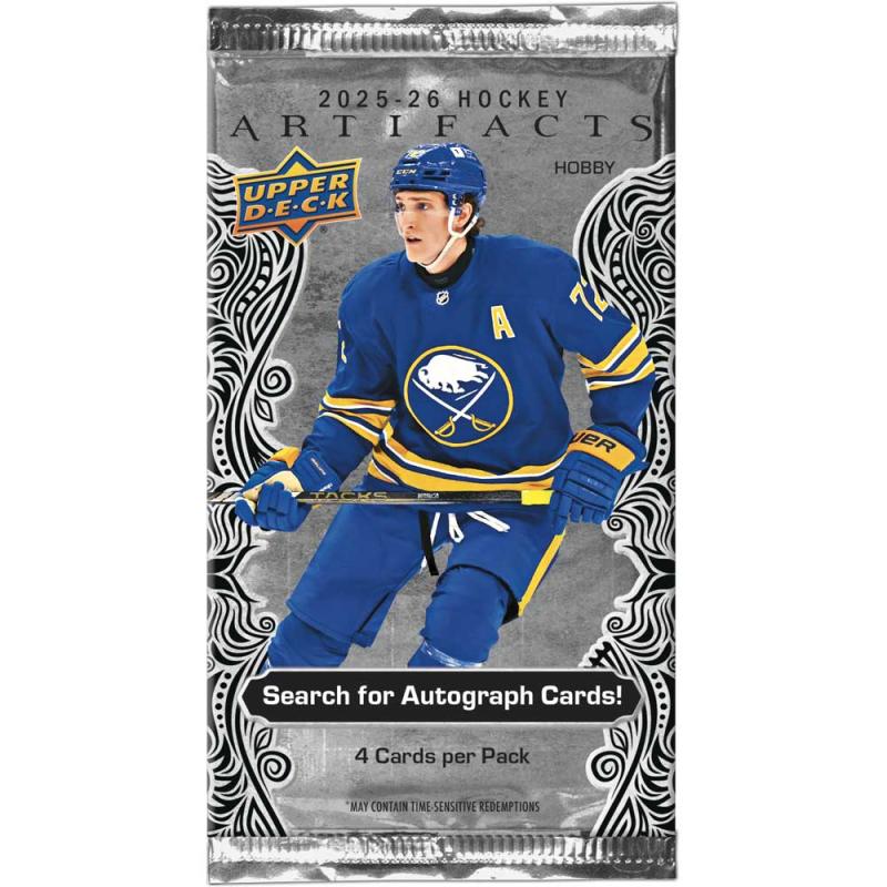 1 Pack 2025-26 Upper Deck Artifacts Hobby