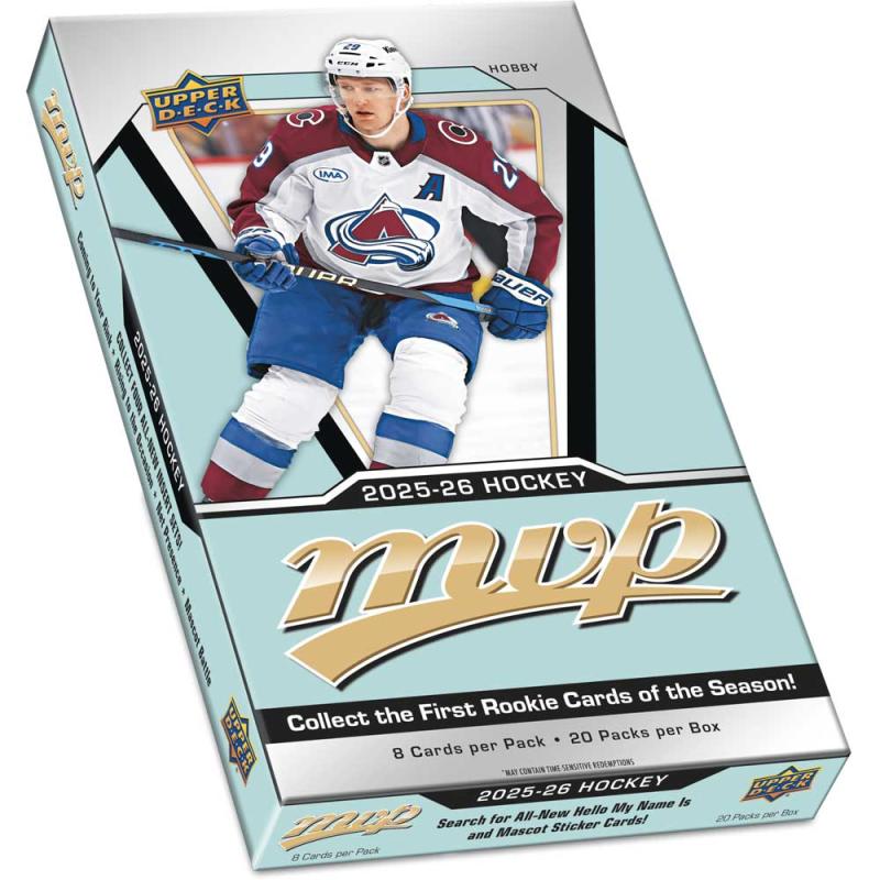 Hel Box 2025-26 Upper Deck MVP Hobby (20 Paket)