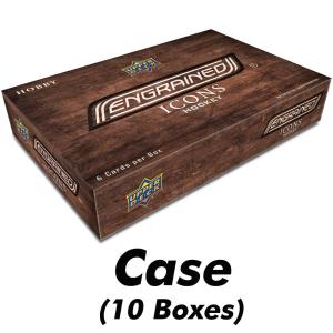 Hel Case (10 boxar) 2024-25 Upper Deck Engrained Icons Hobby [03495]