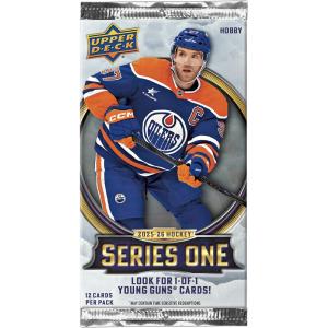 PRE-BUY: 1 Pack 2025-26 Upper Deck Series 1 Hobby (Preliminary release October 15:th 2025)