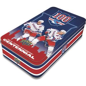 PRE-BUY: Sealed Tin 2025-26 Upper Deck New York Rangers Centennial Hobby (Preliminary release March 18:th 2026)