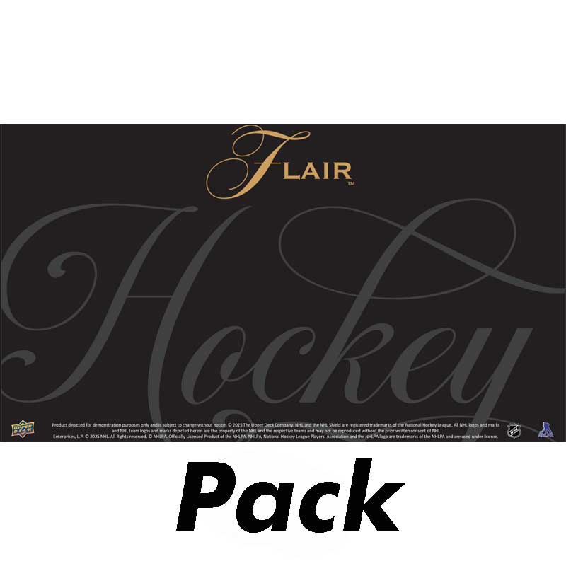 PRE-BUY: 1 Pack 2025-26 Upper Deck Flair Hockey Hobby (Preliminary release April 15:th 2026)