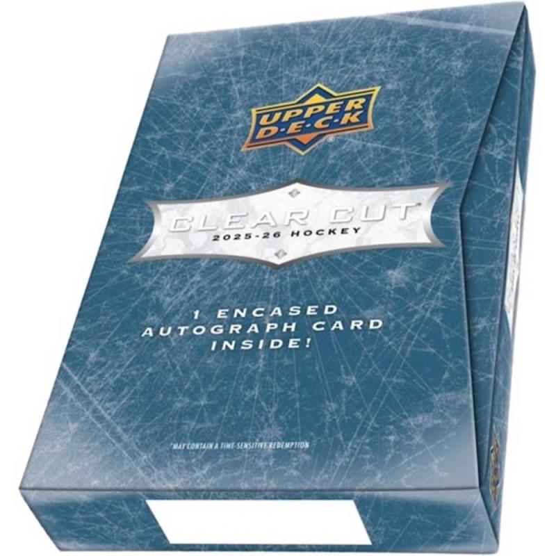 PRE-BUY: Sealed Box 2025-26 Upper Deck Clear Cut Hobby (Preliminary release August 19:th 2026 14:00)