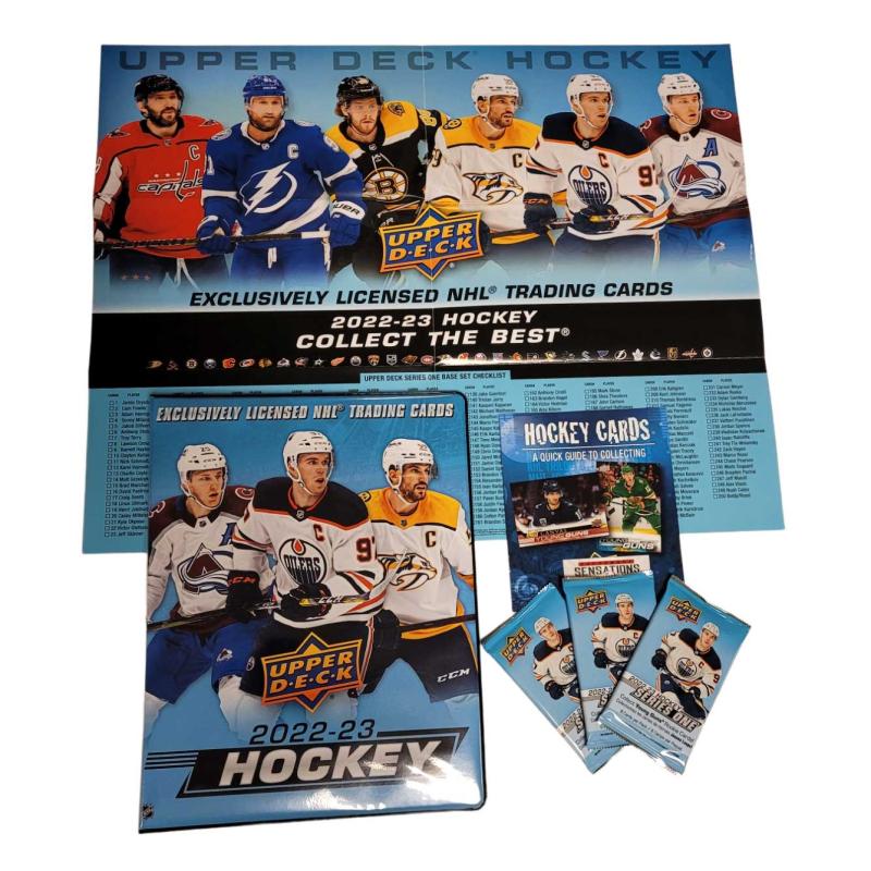 Starter Kit (pärm + kort) 2022-23 Upper Deck Series 1 Retail