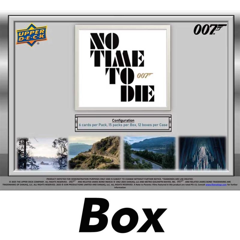 PRE-BUY: Sealed Box 2025 Upper Deck James Bond Hobby (Preliminary release August 27:th 2025)