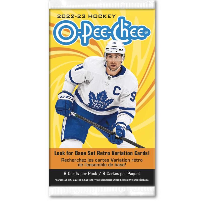 1 Pack 2022-23 Upper Deck O-Pee-Chee Retail