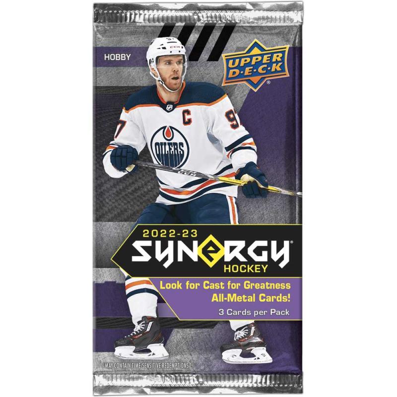 1 Pack 2022-23 Upper Deck Synergy Hobby