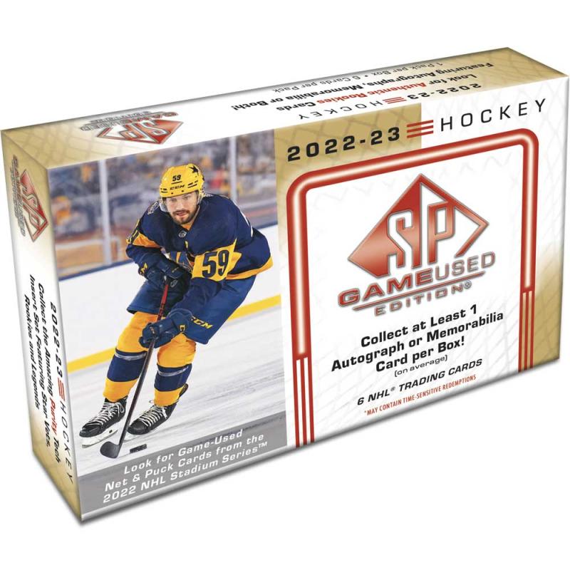 Sealed Box 2022-23 Upper Deck SP Game Used Hobby