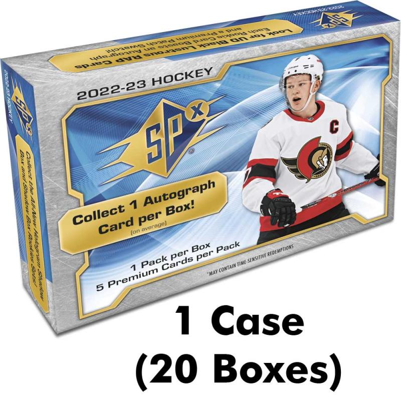 Sealed Case (20 Boxes) 2022-23 Upper Deck SPx Hobby [11966]