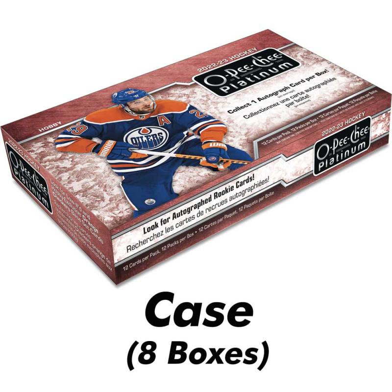 Sealed Case (8 Boxes) 2022-23 Upper Deck O-Pee-Chee Platinum Hobby [12057]