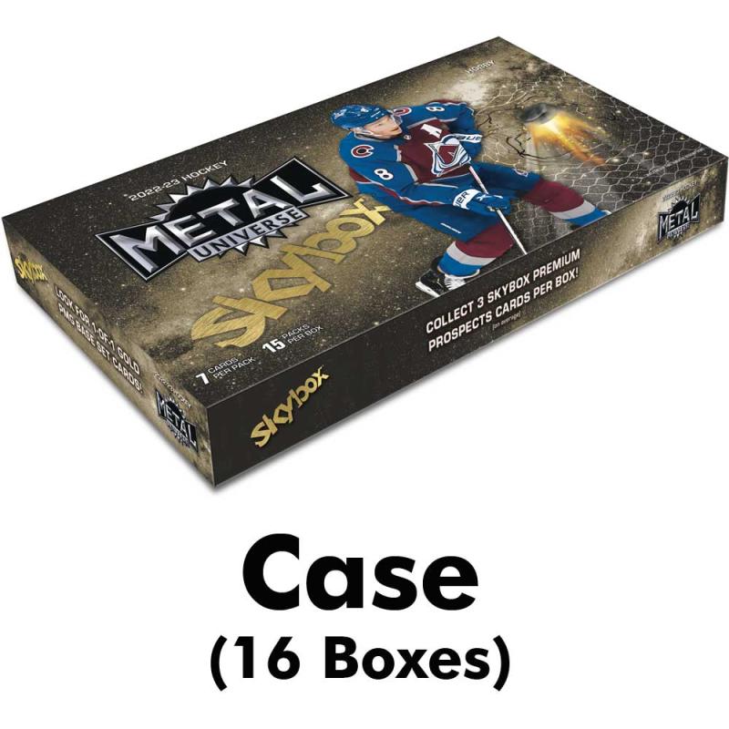 Sealed Case (16 Boxes) 2022-23 Upper Deck Skybox Metal Universe Hobby (Hockey)