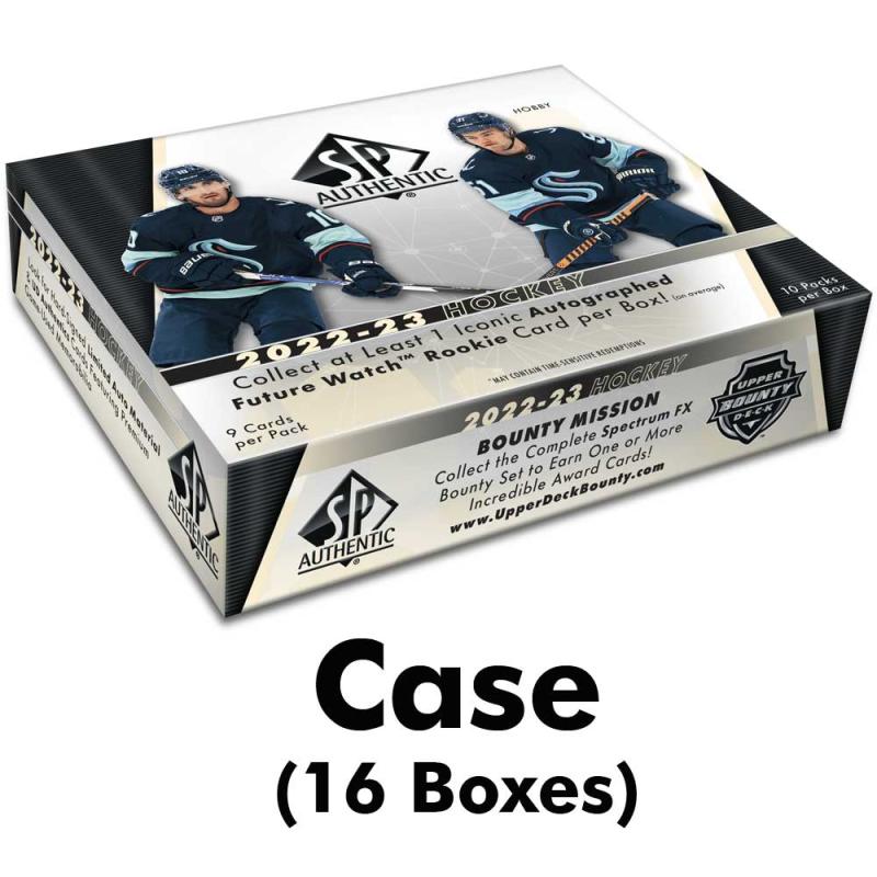 Hel Case (16 Boxar) 2022-23 Upper Deck SP Authentic Hobby [12174]